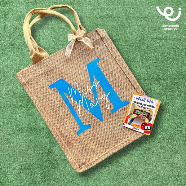 BOLSA DE YUTE PERSONALIZADA