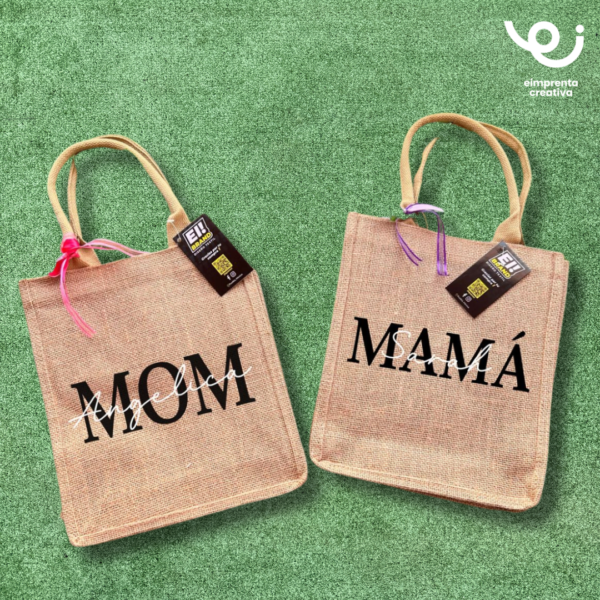 BOLSA DE YUTE PERSONALIZADA