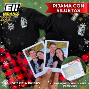 PIJAMAS NAVIDEÑAS SILUETAS