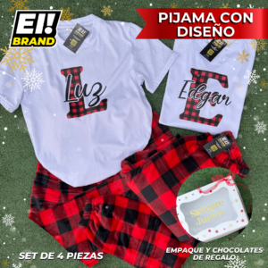 PIJAMA NAVIDEÑA PERSONALIZADA