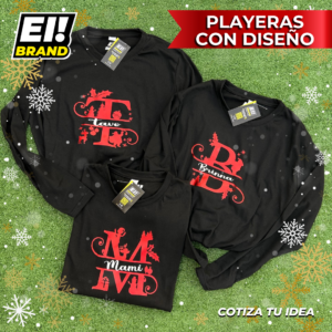 PLAYERAS NAVIDEÑAS