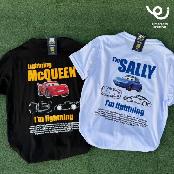 DÚO PLAYERAS MCQUEEN & SALLY