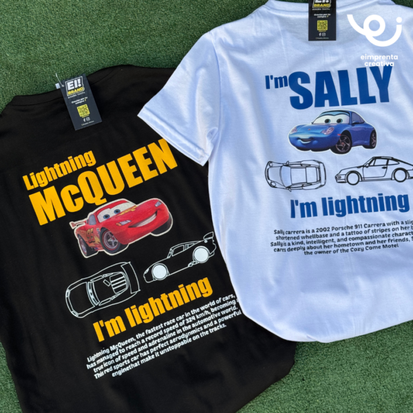 DÚO PLAYERAS MCQUEEN & SALLY