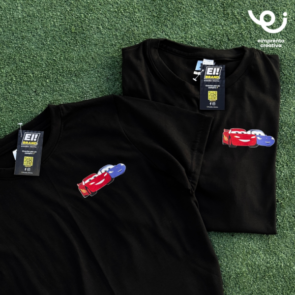 DÚO PLAYERAS DISEÑO CARS