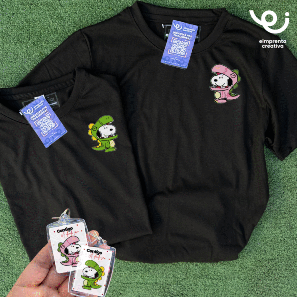DÚO PLAYERAS + LLAVEROS, PERSONAJES