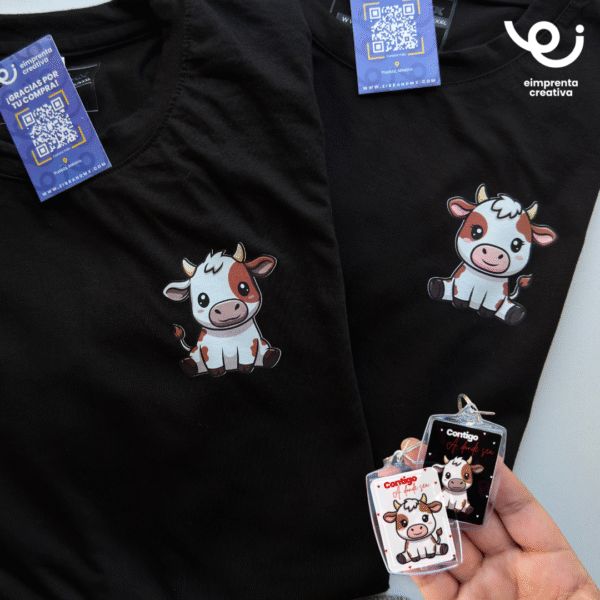 DÚO PLAYERAS + LLAVEROS, PERSONAJES