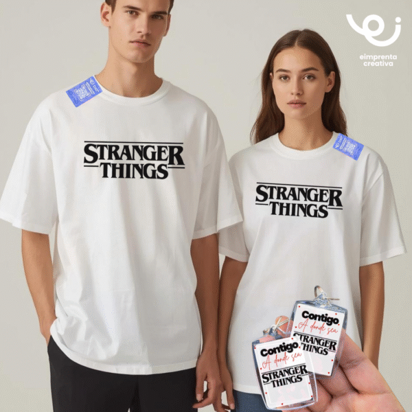 DÚO PLAYERAS + LLAVEROS, PERSONAJES