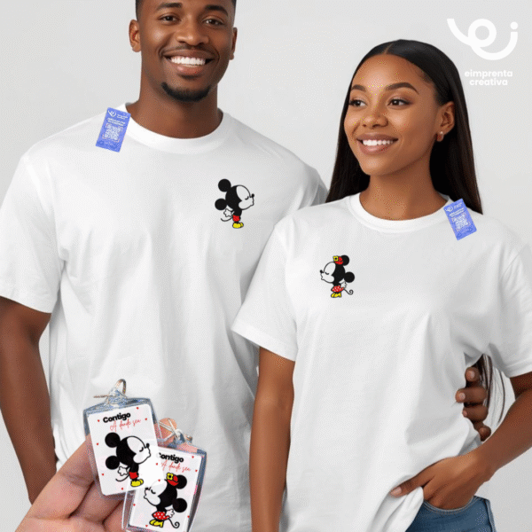 DÚO PLAYERAS + LLAVEROS, PERSONAJES