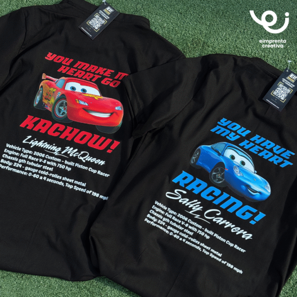 DÚO PLAYERAS + LLAVEROS, PERSONAJES