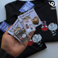 DÚO PLAYERAS + LLAVEROS, PERSONAJES