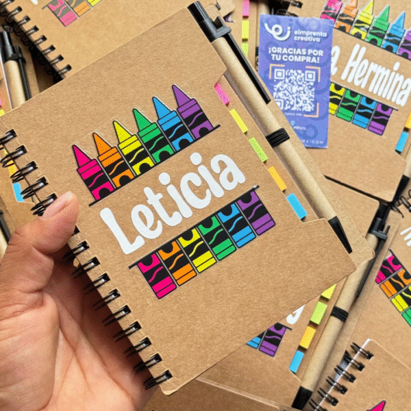 LIBRETAS PERSONALIZADAS CON LOGO