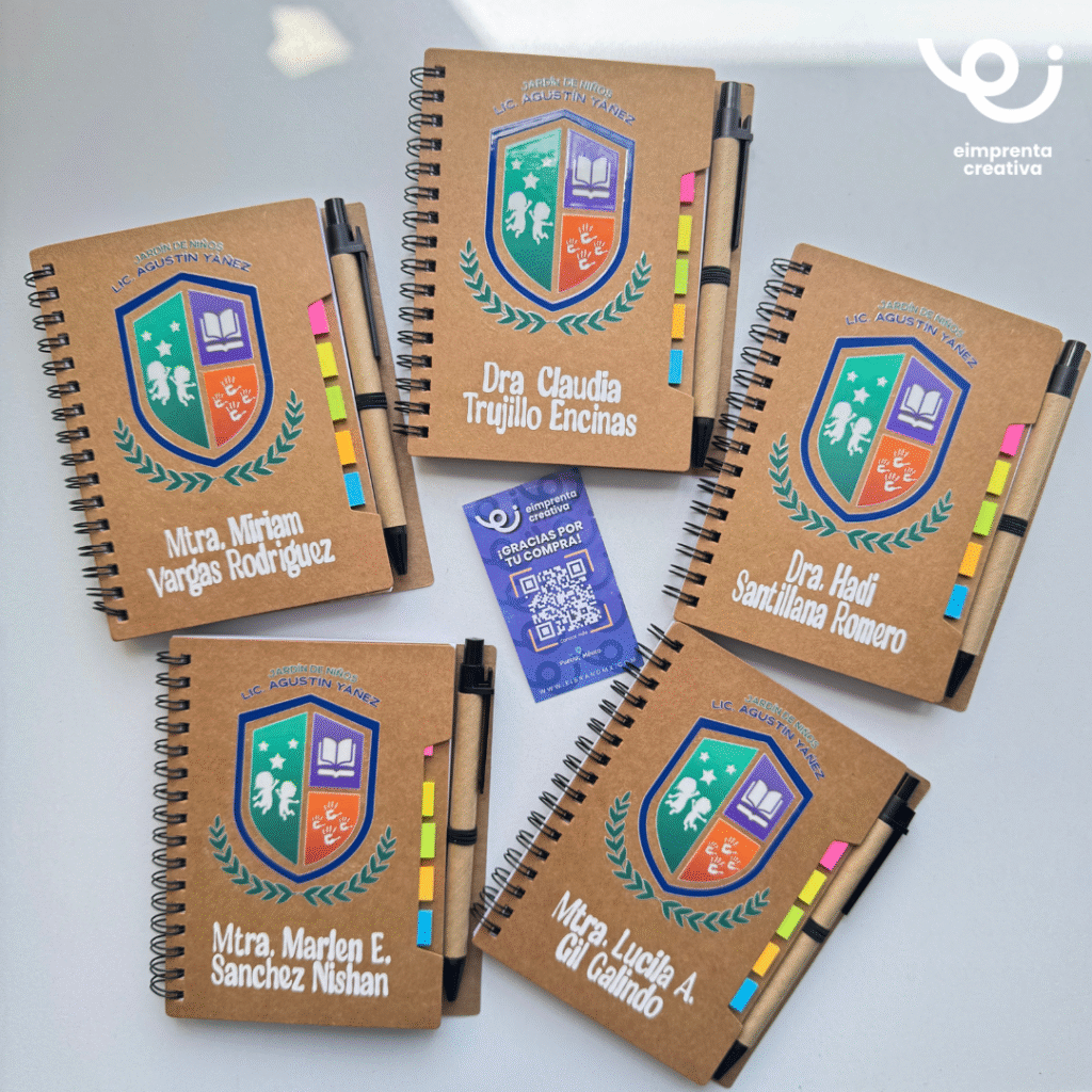 LIBRETAS PERSONALIZADAS CON LOGO – EiBrand