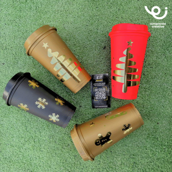 VASO CAFETERO NAVIDEÑO