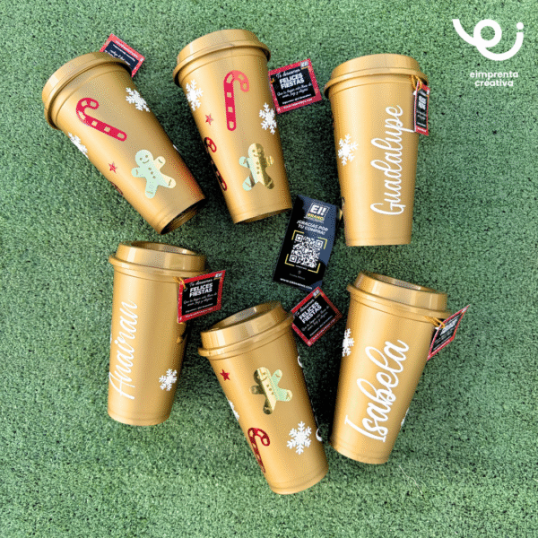 VASO CAFETERO NAVIDEÑO