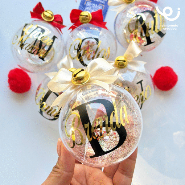 42 ESFERA TRANSPARENTE CON NOMBRE