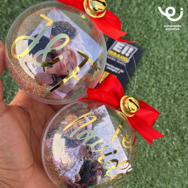 47 ESFERAS TRANSPARENTES CON FOTO