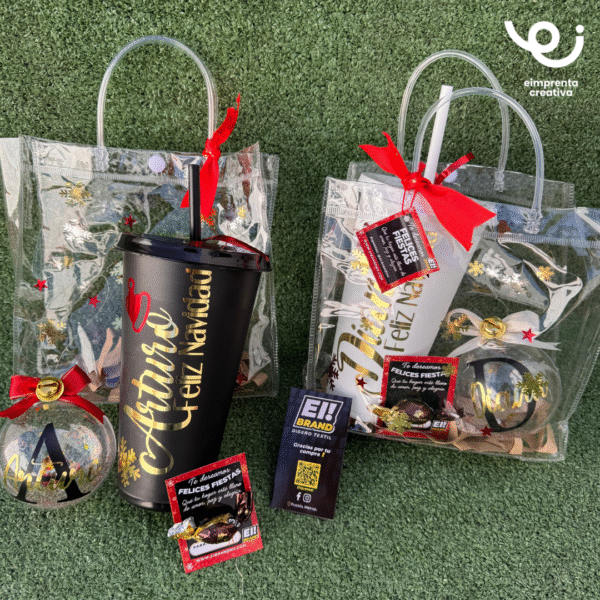 KIT NAVIDEÑO VASO POPOTE