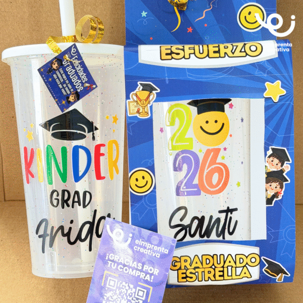 VASO GLITTER MINI